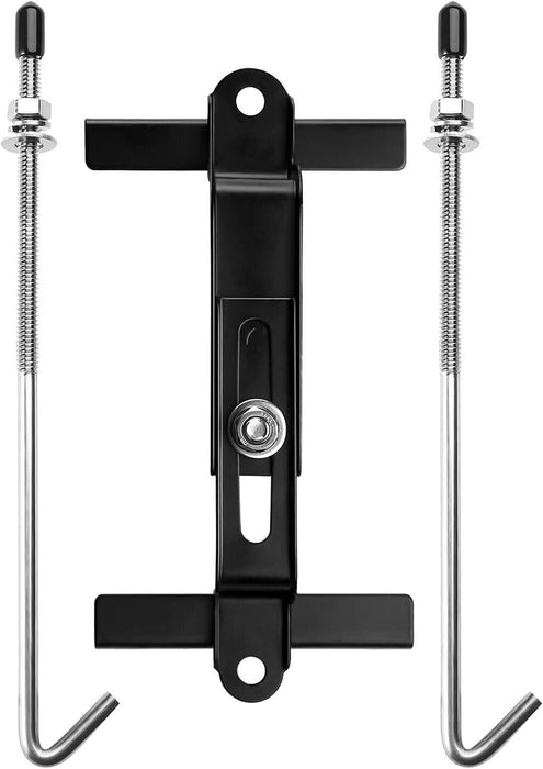 PK TOOL Black Adjustable Battery Hold Down Bolts Clamp Bracket Holder Universal