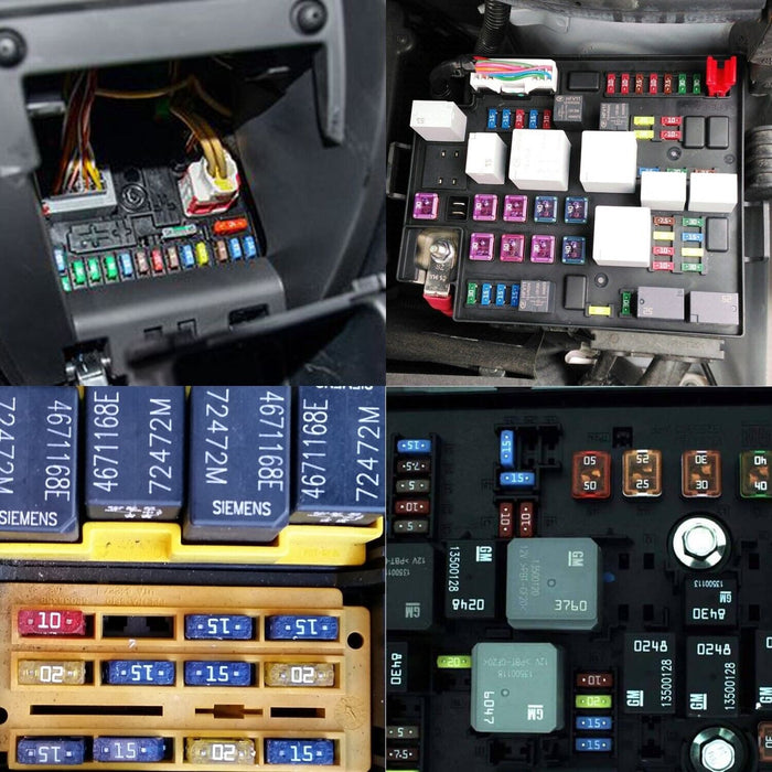 PK TOOLS  100Pc Charge Blade Fuse Kit Mixed Fuses Fusible Links Accessories Au