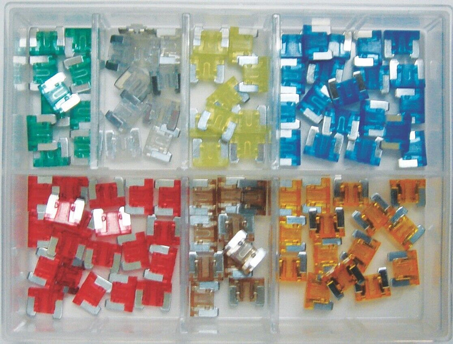 PK TOOLS  100Pc Charge Blade Fuse Kit Mixed Fuses Fusible Links Accessories Au