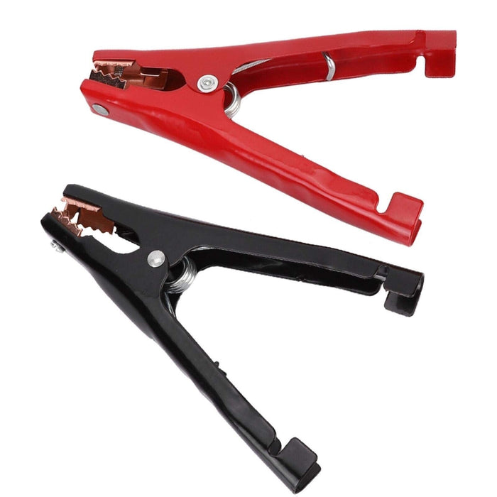 2PCMetal Car Battery Clip Crocodile Alligator Test Terminal Clamp 400A Red Black