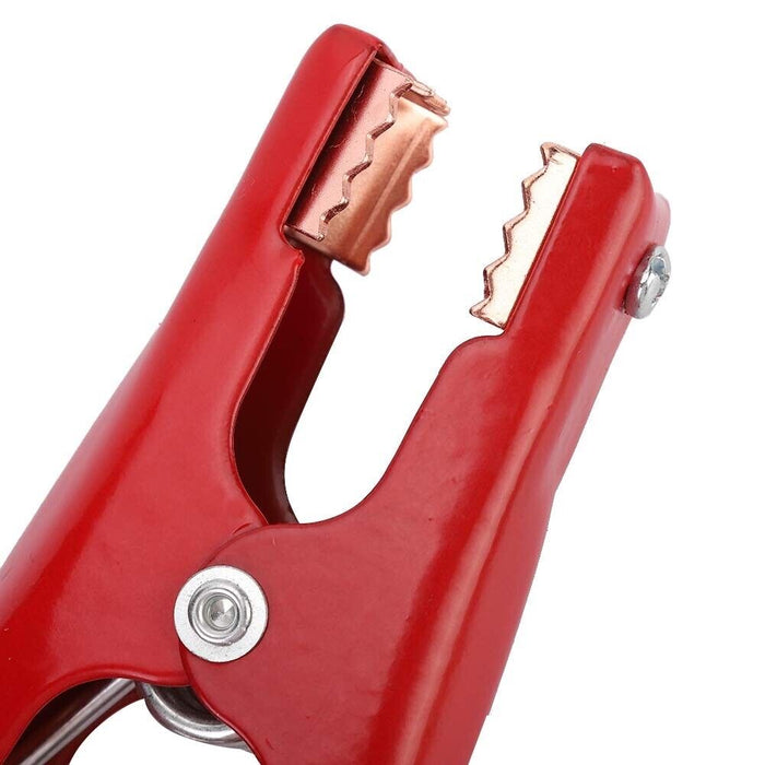 2PCMetal Car Battery Clip Crocodile Alligator Test Terminal Clamp 400A Red Black