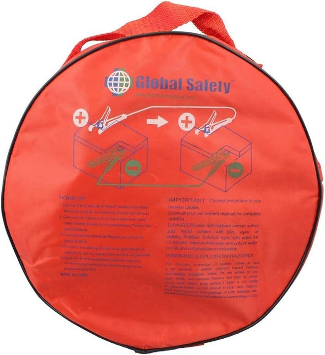 Charge 200 Amp Booster Cables - 2.7M long with Fully Enclosed Insulated Clamps