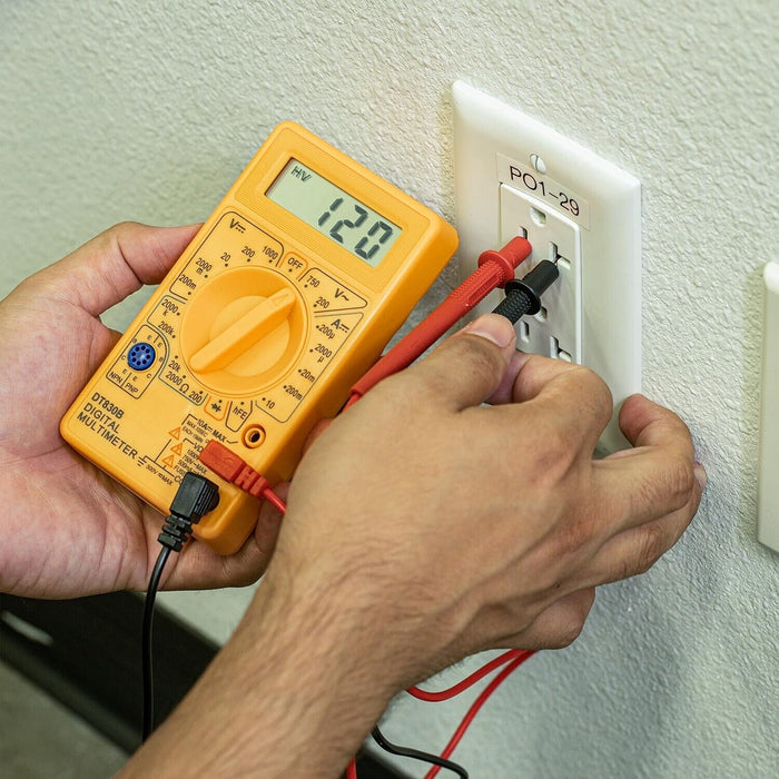 PK TOOL LCD Digital Multimeter Tester Meter Voltmeter Ammeter Ohm