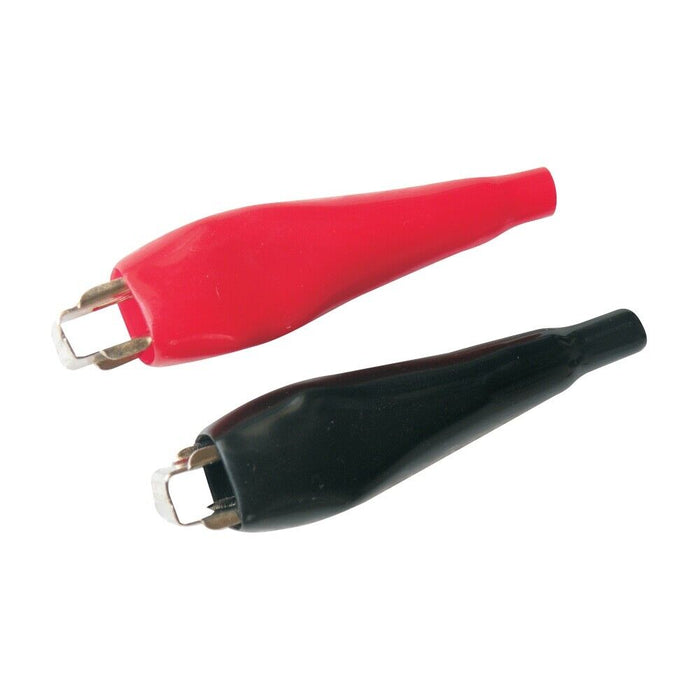 Charge Battery Clip 2Pc 5/10/20Amp Insulated Cable Clamps Test Clips Auto