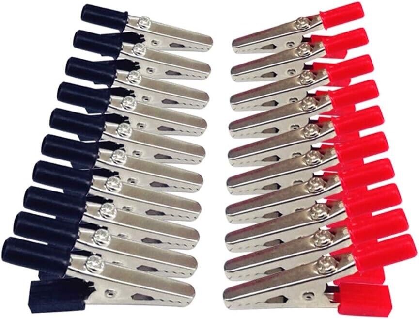 Charge Alligator Clips 12Pc 5Amp Cable Clamps Test Clips Automotive Auto Electri