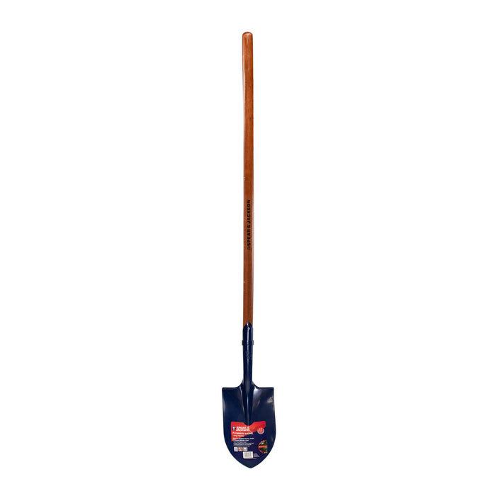 Spear & Jackson PRO Post Hole Digging Shovel  Plumbers Shovel with Oak Handle