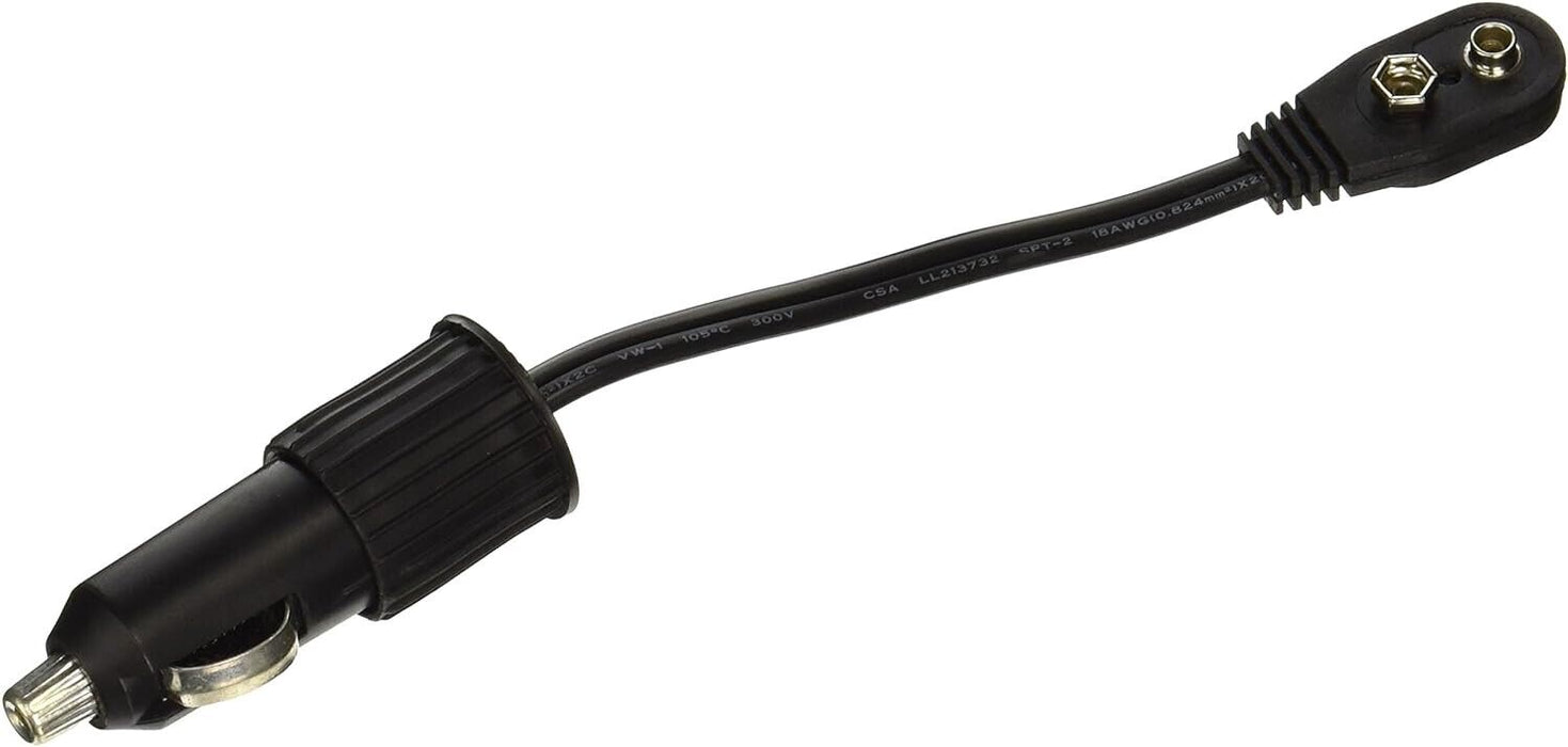 Charge Computer Memory Saver - with 9V Battery Insert into Cigarette Lighter