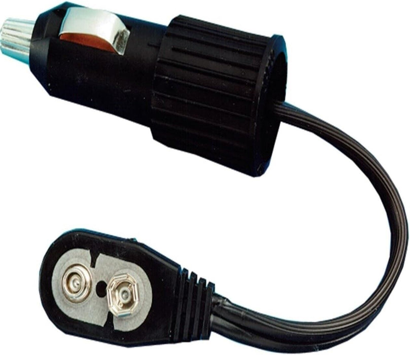 Charge Computer Memory Saver - with 9V Battery Insert into Cigarette Lighter