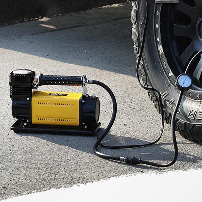 Air Compressor 12v 150psi 160 LPM 45 amp Quick Fill 5m Coiled Hose Carry Bag