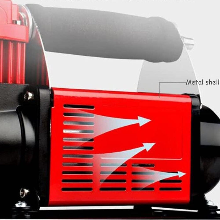 PK TOOL 4X4 HEAVY DUTY AIR COMPRESSOR 160L/MIN 12V  CAR CARAVAN TYRE INFLATOR