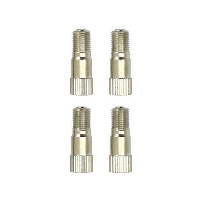 4PCS Car Vehicle 20mm Chrome Brass Tyre Wheel Valve Stem Cap Extension Extender