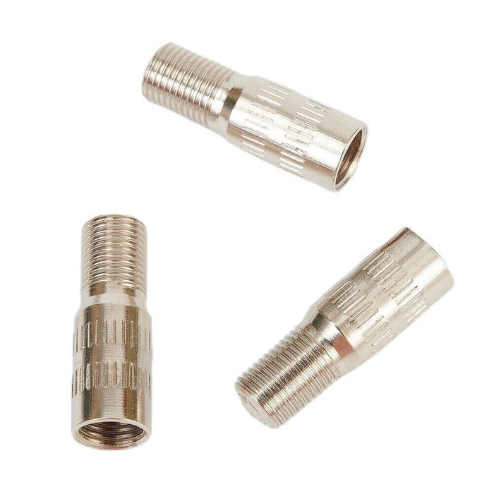 4PCS Car Vehicle 20mm Chrome Brass Tyre Wheel Valve Stem Cap Extension Extender