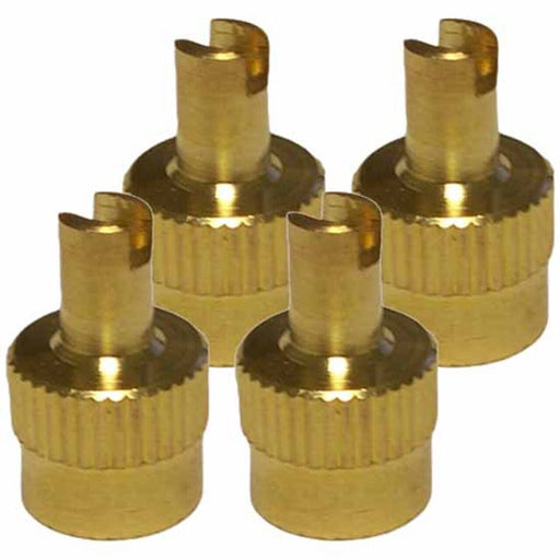 PROKIT PK-3232B1 BRASS VALVE CAPS WITH VALVE REMOVER TOOL RUBBER CAPS x4 - FISHER DISCOUNT