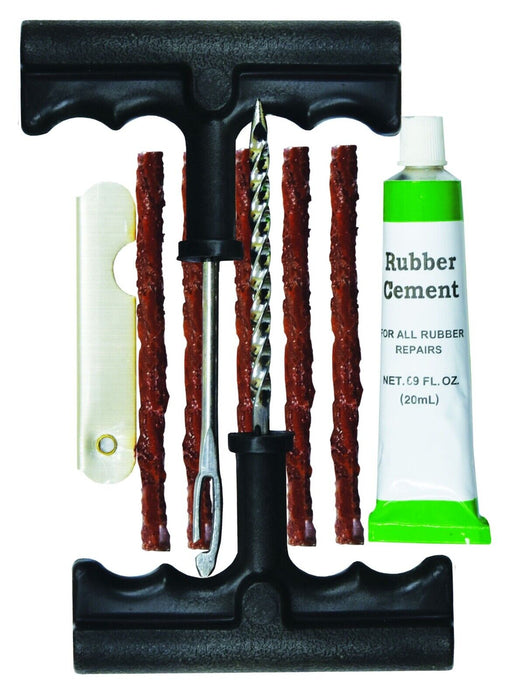 9Pc Pro-Tyre Tyre Repair Kit - Include T-Handle Reamer Plugger & Tyre Seal Plugs