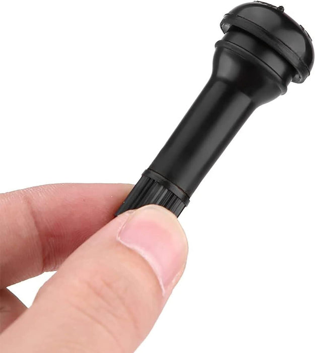 100PCS Car Auto TR415 Snap In Tyre Tire Valve Rubber Tubeless Short Valve Stems