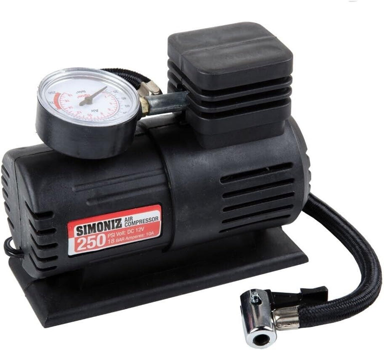 Protyre 12V 250Psi Air Compressor Tyre Products Compressors Foot Hand Pumps Aut