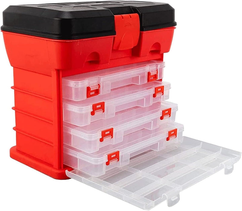 97✖️Storage Bin Part Organiser Drawers Cabinet Tool Box Chest Plastic Dividers