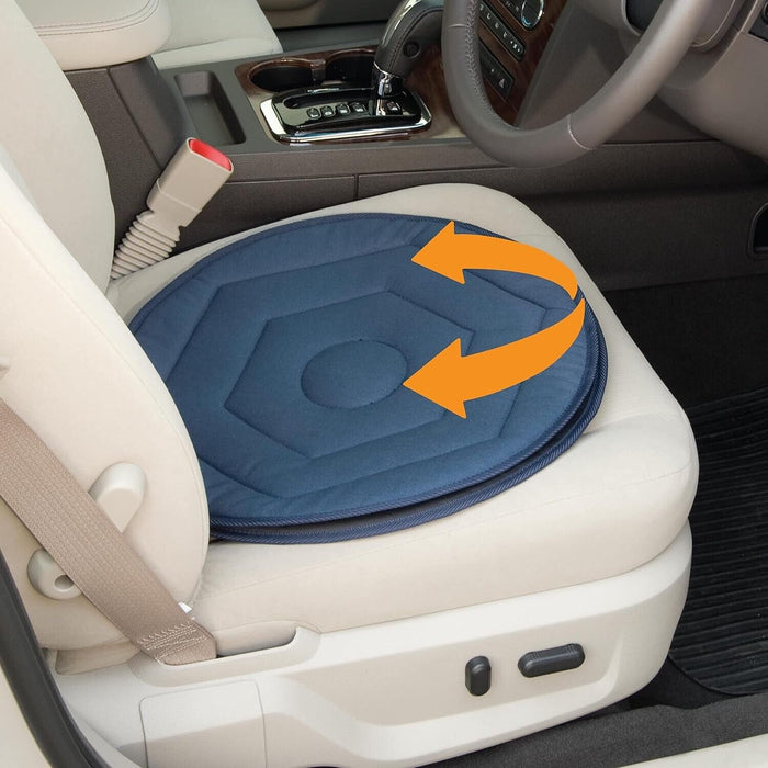 PC Covers 360° Swivel Soft Base Seat Flexible MobilityCushion Car office or home