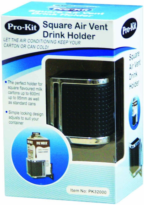 ProKit Clip-On Air Vent Square Drink Holder Cup CD Sunglass Holders Automotive