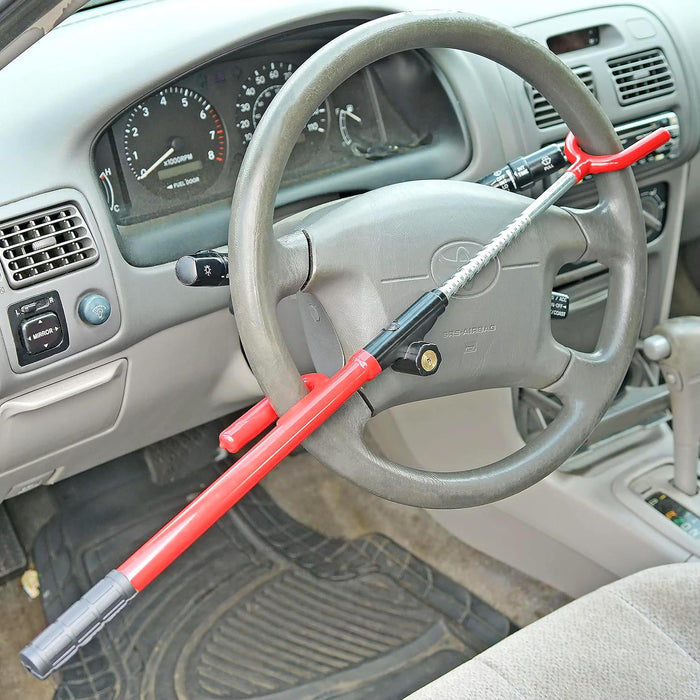 PRO-KIT  Heavy Duty Steering Wheel Lock Anti Theft Rotary Security Safe Van Car