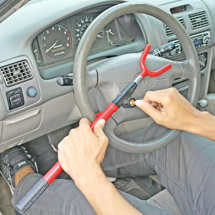 PRO-KIT  Heavy Duty Steering Wheel Lock Anti Theft Rotary Security Safe Van Car