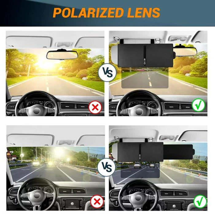 ProKit Clip-On See Through Anti-Glare Sunvisor Extention General Accessories Aut