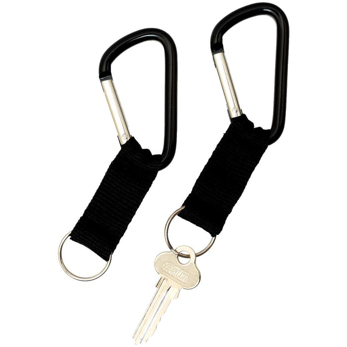 Belt Keeper Key Ring, Nylon Webbing Strap Buckle with Key Holder Blue/RED/Black