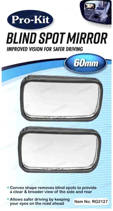 ProKit Mirror 2Pc Blind Spot Mini Rectangular Mirrors Spot Automotive Parts Serv