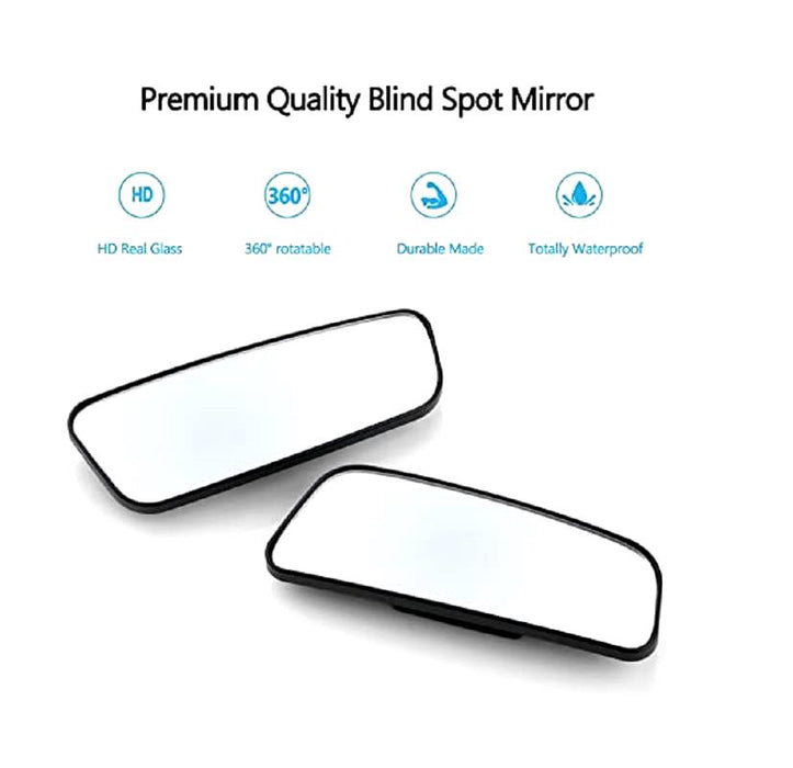 ProKit Mirror 2Pc Blind Spot Mini Rectangular Mirrors Spot Automotive Parts Serv