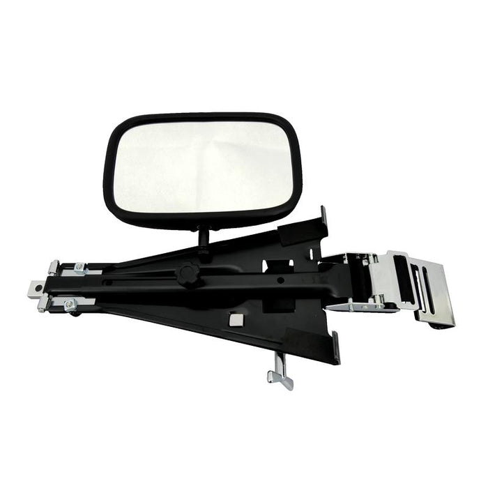CARAVAN TOWING MIRROR HEAVY DUTY RATCHET STYLE - WITH EXTRA WIDE HOOK KIT!