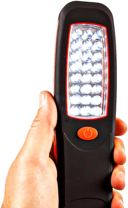 PK TOOL  Illuminator 24 LED Work Light Rubber Casing Hook & Magnet Mount