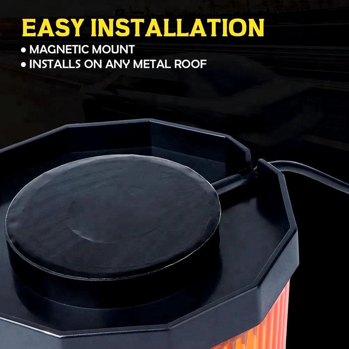 Motolite Sentry LED Portable Battery Powered Strobe (Amber) with Magnetic Base