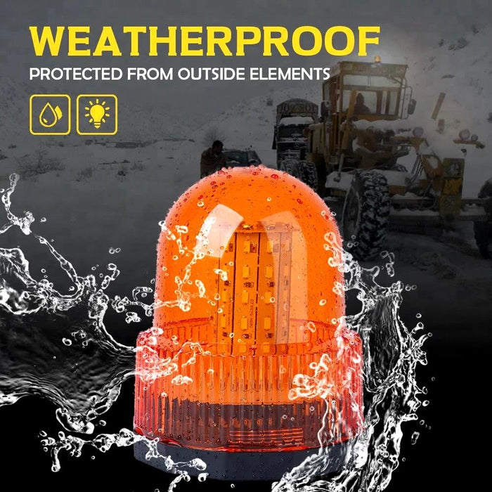 Motolite Sentry LED Portable Battery Powered Strobe (Amber) with Magnetic Base