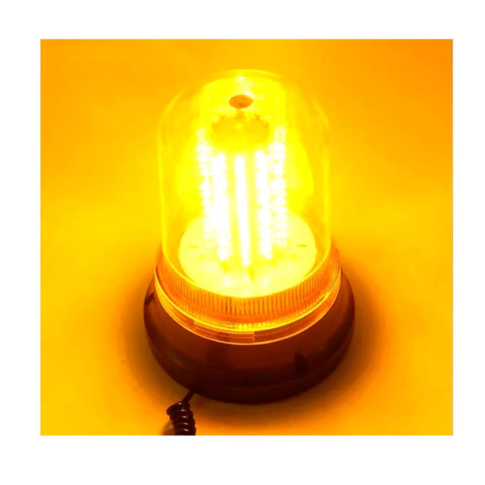 Motolite 120 LED Warning Light Magnetic Base AMBER Surface Mount, LED Bulb, IP65