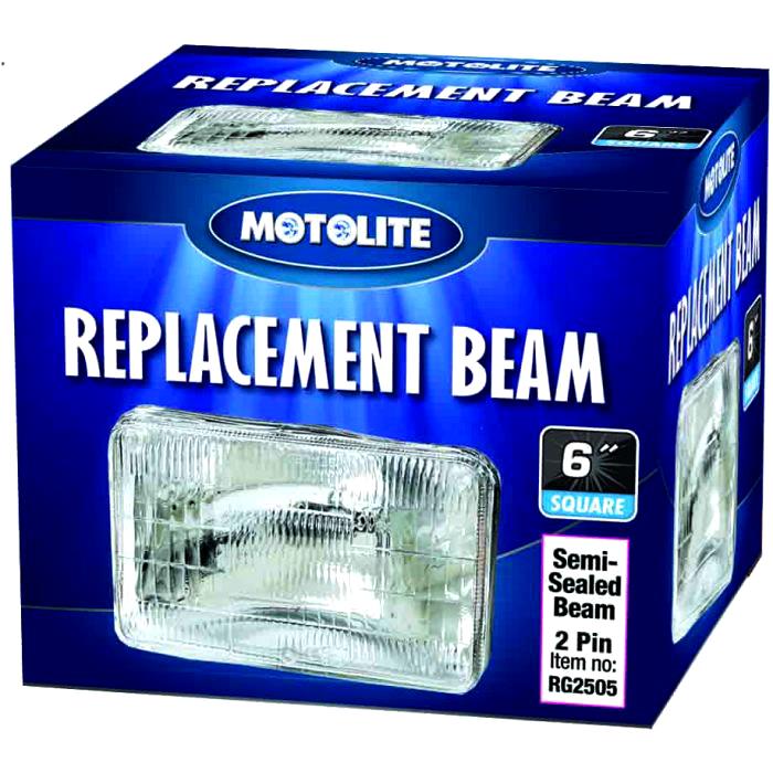 Semi Sealed Beam 100mm x 165mm Headlight High Beam Suit H1 Halogen Bulb