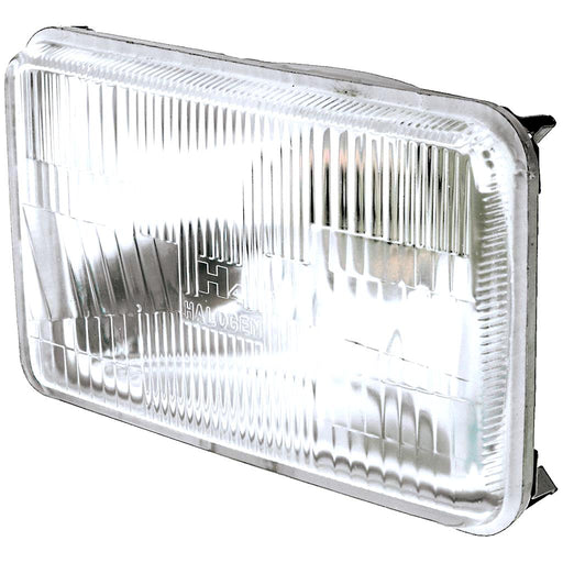 Semi Sealed Beam 100 x 165mm High/Low Beam 3 Pin Push On Suitable for H4 Bulb - FISHER DISCOUNT