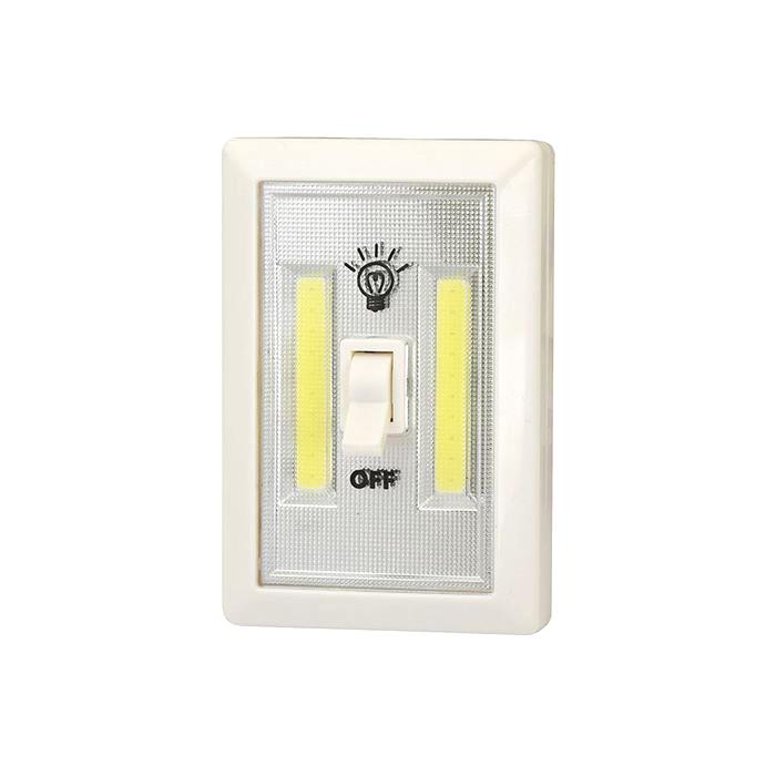 COB LED Lamp Switch Night Lights Battery Operated Cabinet Garage Light Bedside