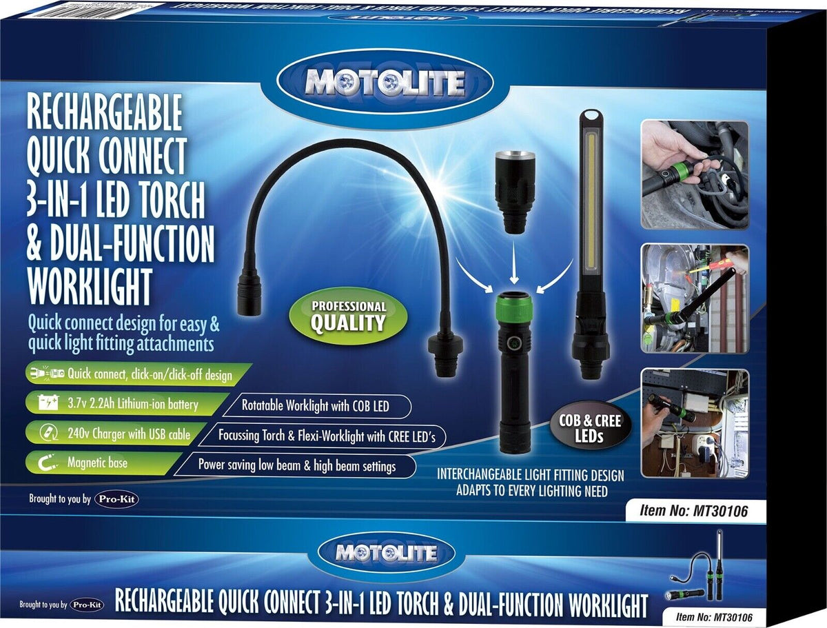 Pro-Kit TORCH - 3 N1 MULTIFUNCTION TORCH WORKLIGHT & FLEXIBLE LIGHT ...