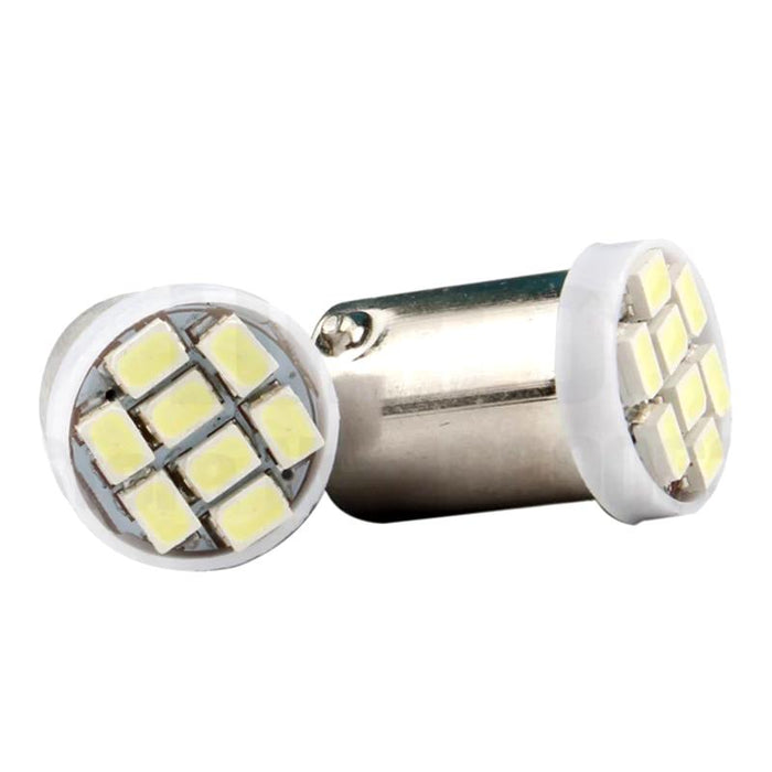 Motolite Globe 2Pc Smd Ba9S (233 989) 8Chips White Lighting SMD/COB/LED Globes -
