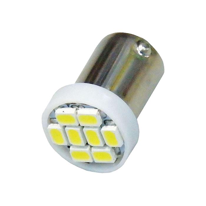 Motolite Globe 2Pc Smd Ba9S (233 989) 8Chips White Lighting SMD/COB/LED Globes -