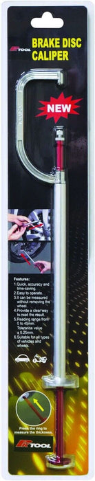 Brake Disc Measu Tool 0-45mm Thickness Measu Ruler Calipers for Motorcycles Ca