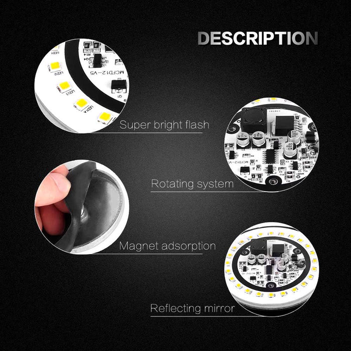 Motolite IP56 45 Leds Vehicle Strobe Beacon Lighting Strobe ECE R10 & EMC R6 E9