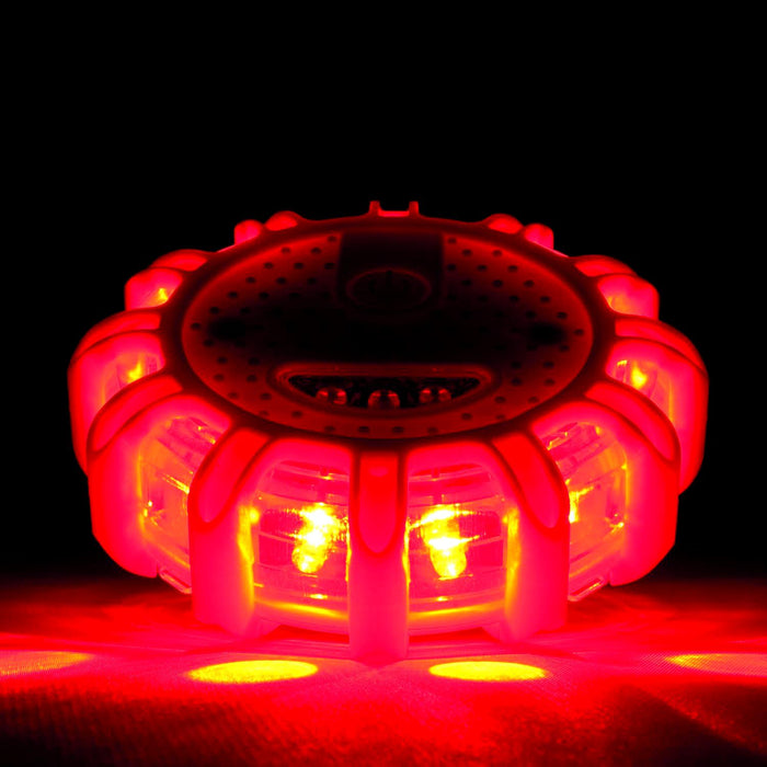 Motolite Emergency 360 Waterproof Disc Flare Strobe Light 15Leds Lighting 3 AAA