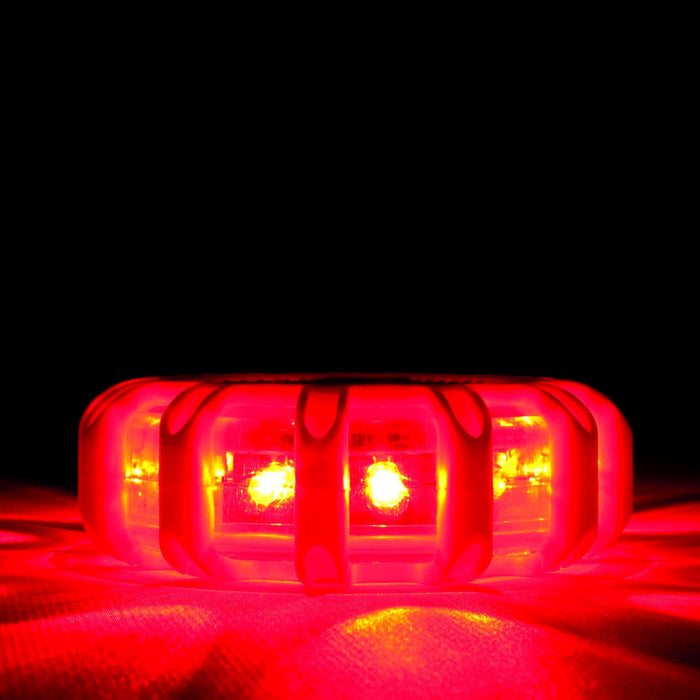 Motolite Emergency 360 Waterproof Disc Flare Strobe Light 15Leds Lighting 3 AAA