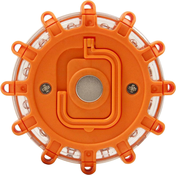 Motolite Emergency 360 Waterproof Disc Flare Strobe Light 15Leds Lighting 3 AAA