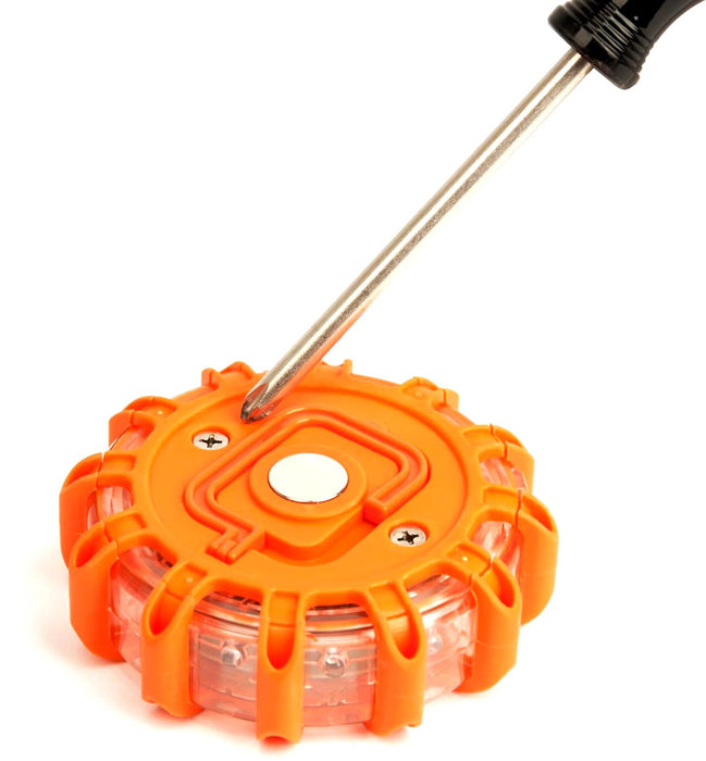 Motolite Emergency 360 Waterproof Disc Flare Strobe Light 15Leds Lighting 3 AAA