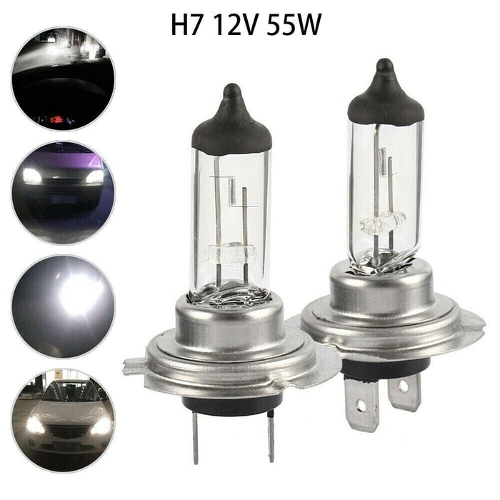 Twin Pack MOTOLITE H7 64210 12v 55W Car Headlight Globe Bulb German Quality