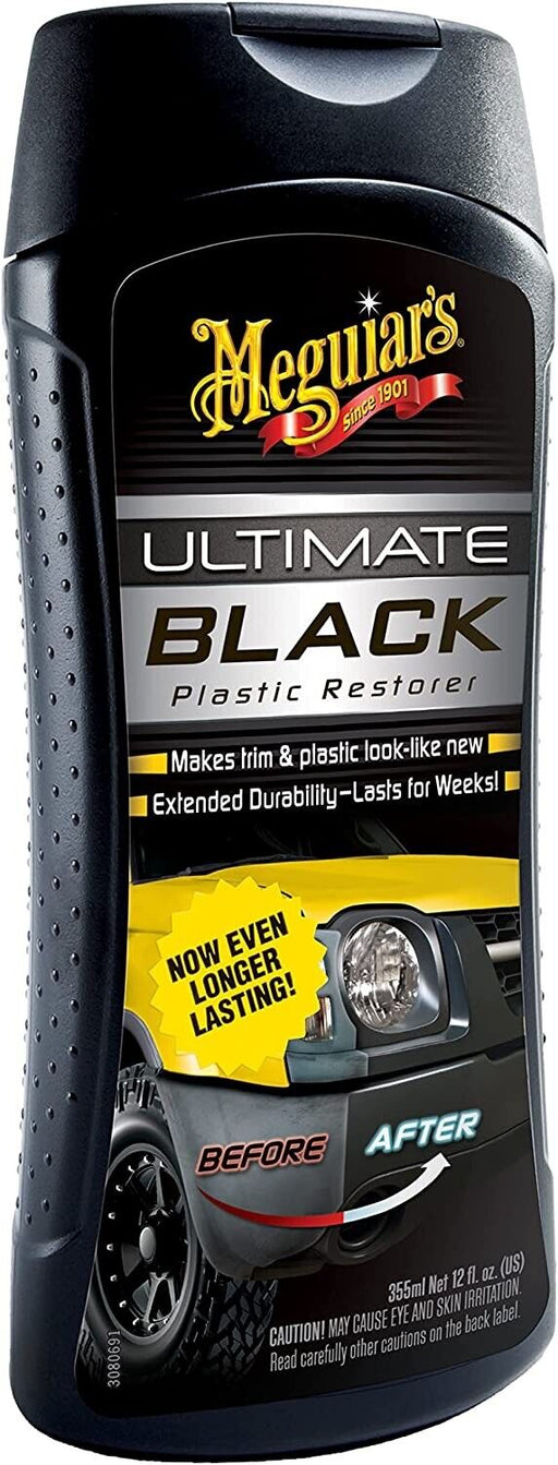 Meguiar's Ultimate Black Plastic Restorer - G15812 (12 fl oz/355mL) - FISHER DISCOUNT