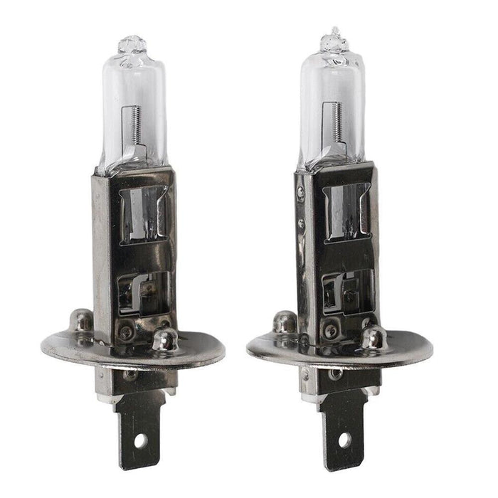 MOTOLITE H1 HEADLIGHT GLOBE 2 PACK 12V 55W CAR HEAD LIGHT LAMP BULB HALOGEN - FISHER DISCOUNT