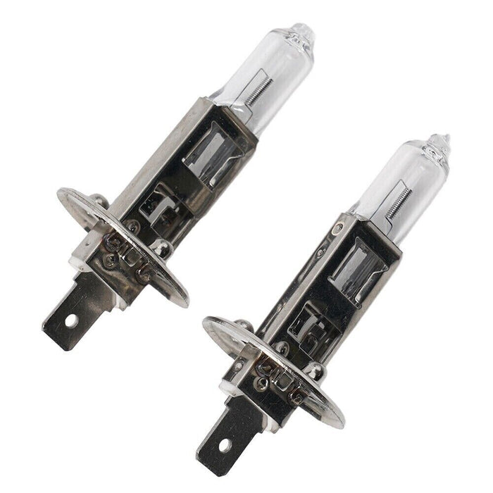 MOTOLITE Headlight Globe H1 P14.5S 12V100W Clear Halogen Bulb 2pcs/pack
